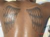 Angel wings back design tattoos image
